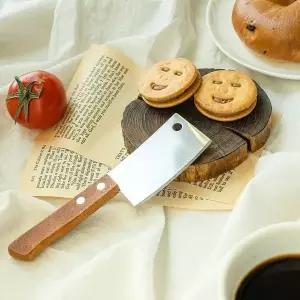 고품질 주방 미니 빵칼 중식도 브런치 디저트 도끼 칼 주방용칼 미니빵칼 (W99A14D)