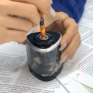수동 LK37NX95 겸용 자동 연필깎이 블랙
