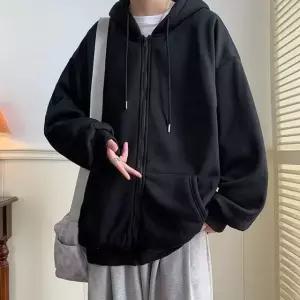 남성 데일리 무지 후드집업 봄 가을 간절기 후드자켓 (WDE7410)
