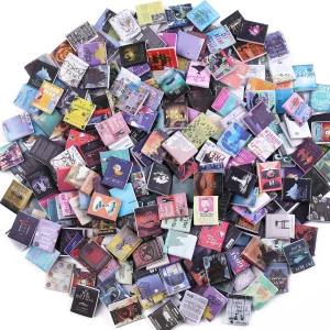 DIYDEC 300pcs 미니북스 불안을 위한 인형의 집 책 장식 액세서리를 작은 플라스틱 DIY 공예 도서관 책꽂이