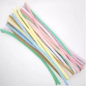 30cm 국산 파스텔 혼합 모루 50개입 털철사 공예용 입학식꽃다발 (WDFD93B)