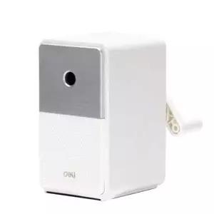 델리 XN67OZ41 레트로 5단 심조절 연필깎이 화이트 71160