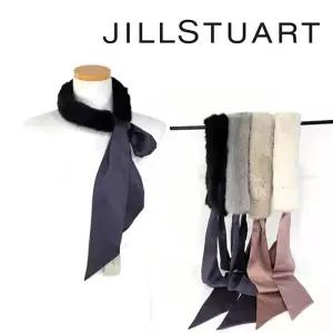 [질스튜어트] JILLSTUART 빅루루윌리밍크 퍼 머플러