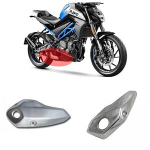 [호환품]CFMOTO 액세서리 250NK 300NK NK250 NK300 바이크 오토바이 소음기 테일 커버 알루미늄 배기 후드