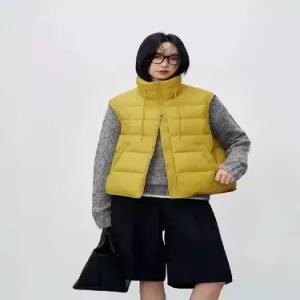 여자 캐주얼 조끼 다운 보온 집업 더블 러블리 순정 차이나 다올1