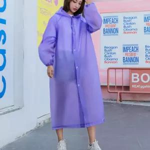EVA 다회용 우비 남녀공용 비옷 골프 낚시 캠핑 판초