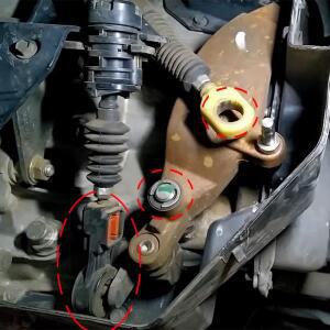 Ford Fiesta Focus Fusion 2002 수동 시프터 케이블 부싱 기어 시프트 셀렉터 링키지 레버 엔드 피벗