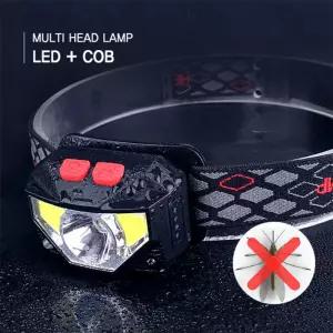 다기능 경량 헤드렌턴 랜턴 COB LED 모기퇴치 램프 머리 줌랜턴 야간산행 작업 헤루질 해루질