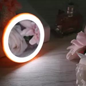 [룽스_63]콤팩트거울 LED 손거울 콤팩트 화장거울 조명거울