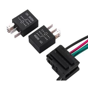 미니 소형 바이올렛 릴레이 30A12V 24V 4pin5pin 오일 펌프 에어컨 팬 안개 램프 범용 자동차