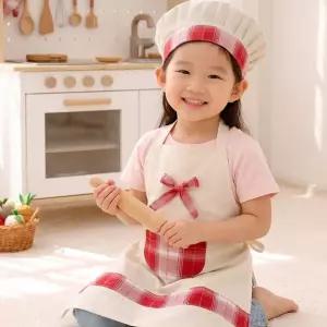 아리포유 요리사앞치마세트 아이보리앞치마