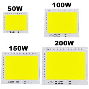 LED COB 칩 50W 100W 200-240V 스마트 IC 필요 없음 드라이버 램프 광원 홍수 빛 스포트라이트 DIY 조명