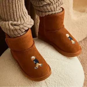 [슈펜키즈] [슈베어] 키즈 스웨이드 양털 부츠 (HPKV7D4V1U-T)