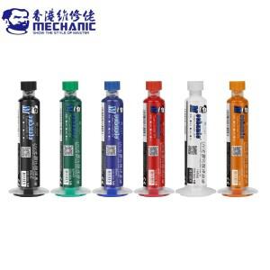 기계식 납땜 마스크 잉크 UV 감광성 경화 녹색 오일 BGA PCB 수리 용접 페인트 부식 아킹 방지