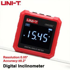 UNI-T LM320C 디지털 각도계 상대 및 절대 측정 4x90 ° 3면 자석 전자