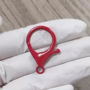 오너클랜 TBZ 랍스터고리 아연합금 써지컬 32mm 레드 게고리 연결고리부자재 고리부자재 단추부자재
