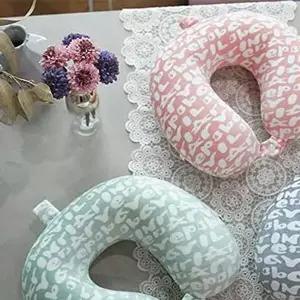 고품질 장거리 비행 필수품 패턴 메모리폼 목쿠션 비행기목쿠션 비행목쿠션 W1A6A01