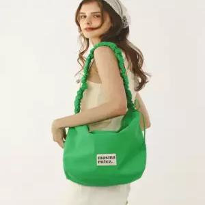마스마룰즈 Nylon 2way shirring hobo bag_Green 5014258933 4964566