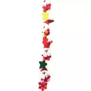 X-mas 산타 가랜드트리장식 장식품 소품 인형 크리스마스 용품 성탄용품