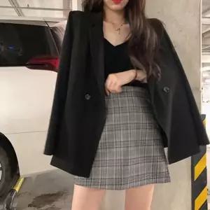 2컬러 무지 간절기 모던 베이직 여성 데일리 자켓