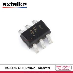 범용 이중 트랜지스터 NPN BC846S 4Ft SOT-363 SMD SC-88 65V 100mA 50 개