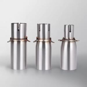 [호환품]바이크 오토바이용 범용 다중 직경 사이즈 중간 연결 파이프 머플러 51mm 28-45mm 어댑터용