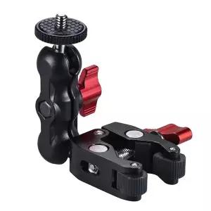 슈퍼 클램프 카메라 마운트 모니터 360  볼헤드 매직 암 더블 볼 헤드 어댑터 DSLR 카메라/고프로/LED 조명
