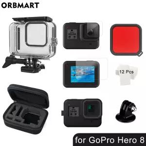 GoPro-Hero 8 용 60m 방수 케이스 블랙 수중 다이빙 하우징 Go Pro 카메라 액세서리 보호 커버 마운트