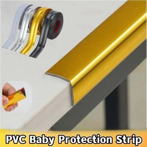 5/1M PVC 자체 접착 장식 스트립 벽 스티커 충돌 방지 테이프 범퍼 가드 가구 가장자리 코너 보호대