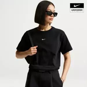 나이키 여성 스포츠웨어 오버사이즈 반팔 티셔츠 IH7602-010 159536