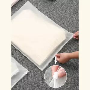 휴대용 여행용 지퍼백 투명 파우치 특대형(28cmx40cm)