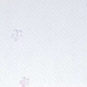 로제 입체꽃화이트 습기차단 접착식 실크벽지 50cmX2.5m 새집인테리어 도배 셀프시공