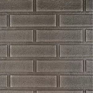 벽돌무늬 접착식 단열 폼벽지 8mmX1mX70cm 10개 모던 다크그레이 인테리어쿠션 DIY