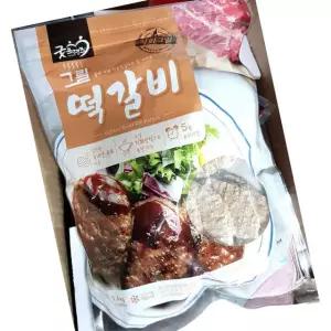 굿프랜즈 그릴 떡갈비 140gx10입 1.4kg 6개 명절