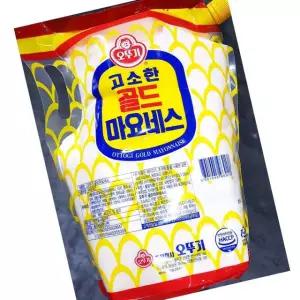 오뚜기 파우치 튜브 마요네즈 3.2kg 4개 드레싱