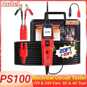 Autel 전원 스캔 PS100 회로 프로브 키트 12V 24V AC DC 디지털 전압 자동차 테스터 진단  도구