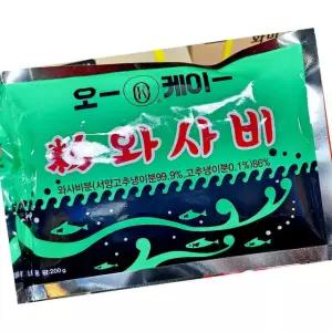 오케이 86프로 가루 와사비 200g 40개 양념