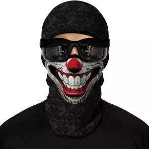 할로윈을 위한 3D 발라클라바 스키 마스크 오토바이 풀페이스 야외 전술 후드 헤드웨어 유령 해골 남성