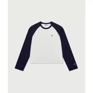 챔피온 CHAMPION 여성 C로고 레글런 롱슬리브 티셔츠 Navy CHPW261KBTL058NV 321520