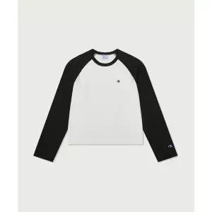 챔피온 CHAMPION 여성 C로고 레글런 롱슬리브 티셔츠 Charcoal CHPW261KBTL058CC 321528