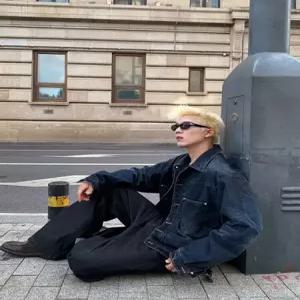 데님 캐주얼 가을 빈티지 남성 재킷 워싱 코트 칼라 터키석 청자켓 admr3