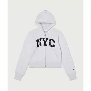 챔피온 CHAMPION [금새록 PICK]여성 NYC 크롭 후드 집업 Light Grey CHPW261KBZH054LG 321540