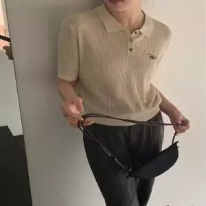 여자 시스루 골지 반팔 니트 HUo53vjt