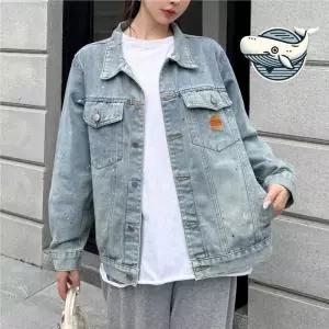 빈티지 데님 간절기 아우터 아우터 자켓 스티치 yQB59UQw