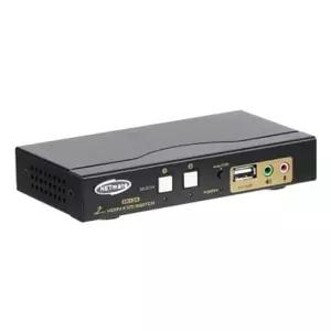 NETmate HDMI KVM 2 1 스위치 USB 케이블 4K 지원영상분배기 모니터소품 네트워크기 분배