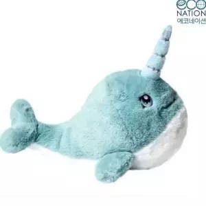 오로라 2 외뿔고래 28cm 친환경 애착 동물인형 봉제 캐릭터 어린이 선물 선물용 크리스마스 키즈 예쁜