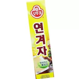 오뚜기 튜브 연 겨자 100g 4개 요리