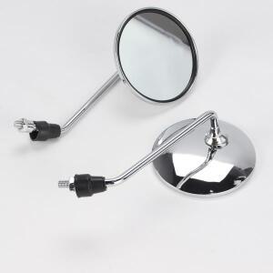 바이크 오토바이 미러 범용 라운드 핸들바 산악 자전거 더트 바이크 ATV용 8mm 10mm