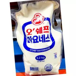 오쉐프 마요네즈 3.2kg 4개 샐러드