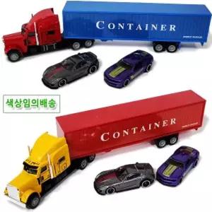 UK메탈 트레일러세트 (색상1개 임의배송) 장난감자동차 장난감 놀이 어린이